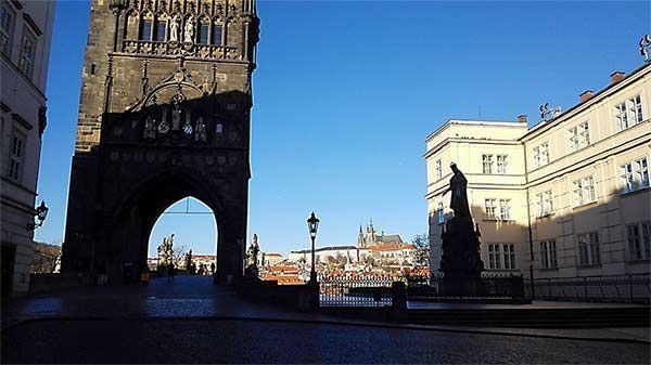 View from Old Town to Prague Castle