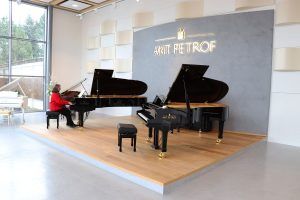 Piano at Petrof Museum
