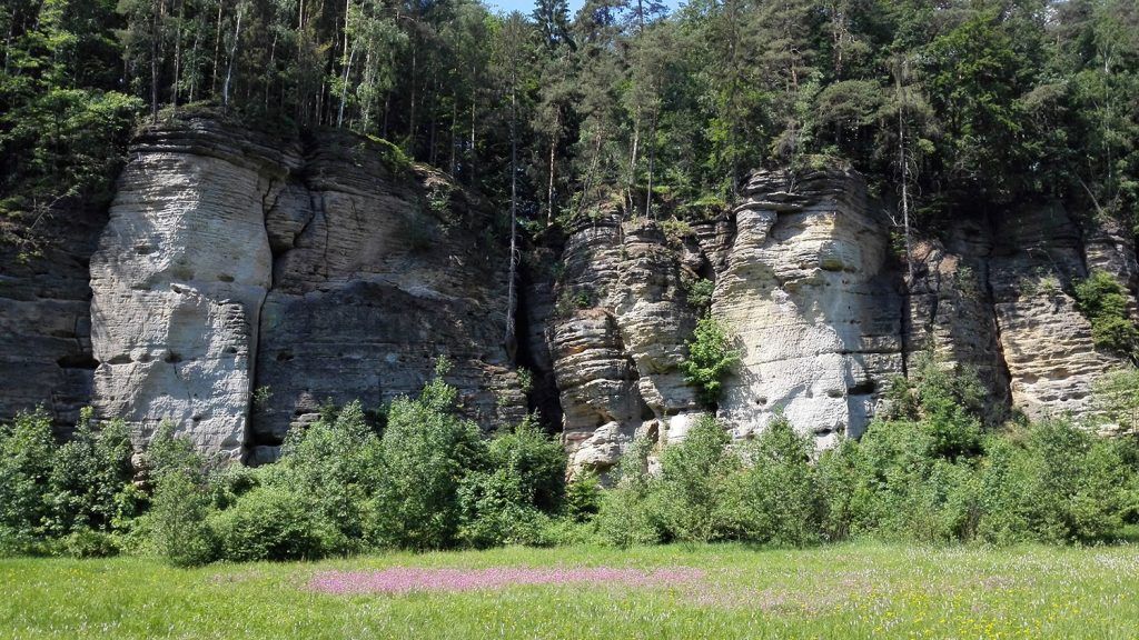 Rock formations in the Czech Paradise