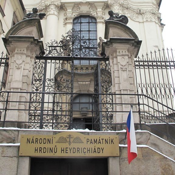 Church in Prague, where Kubis, Gabcik from Operation Anthoropoid and other paratroopers died in 1942